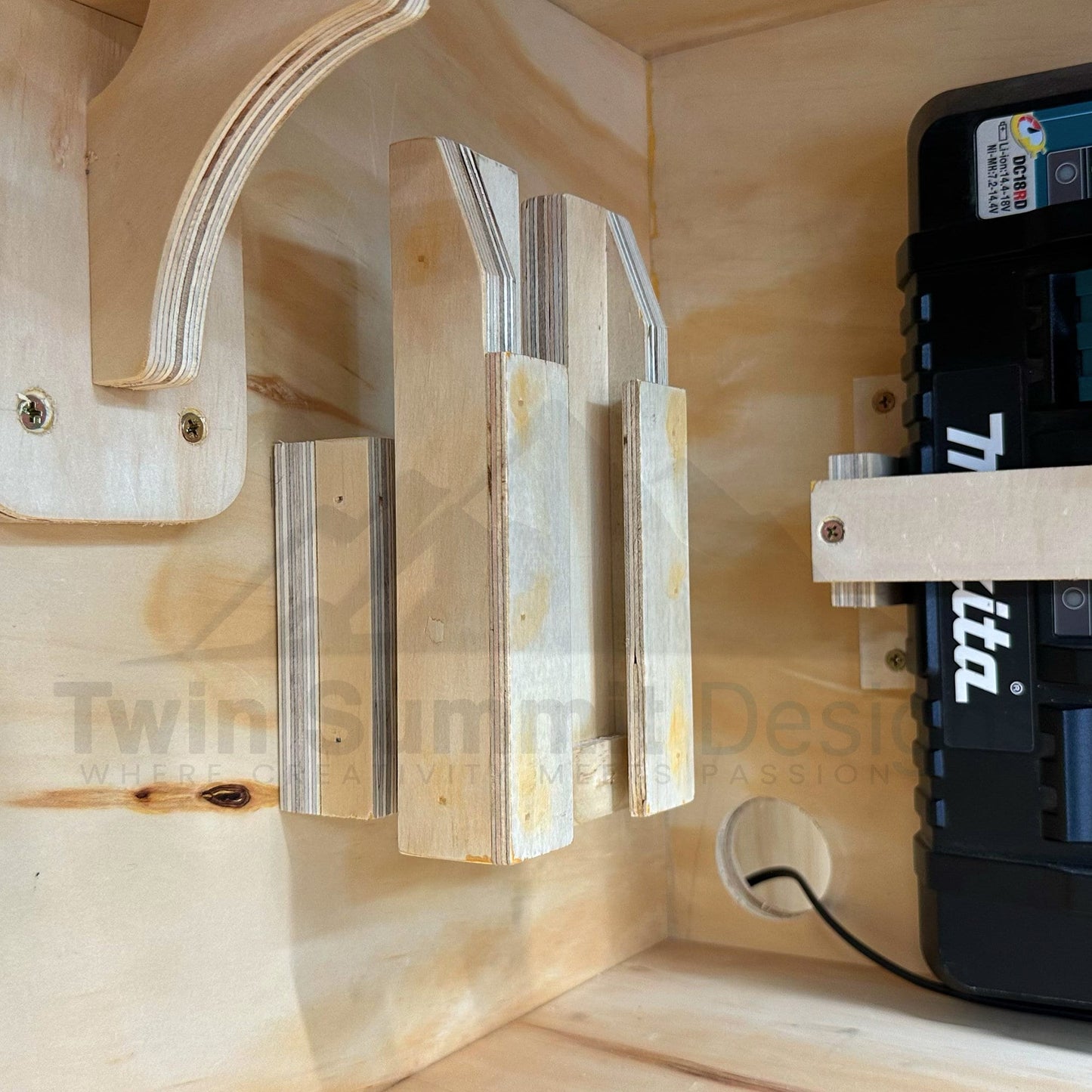 Drill Charging & Storage Station - Easy DIY Build Plans