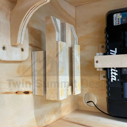Drill Charging & Storage Station - Easy DIY Build Plans