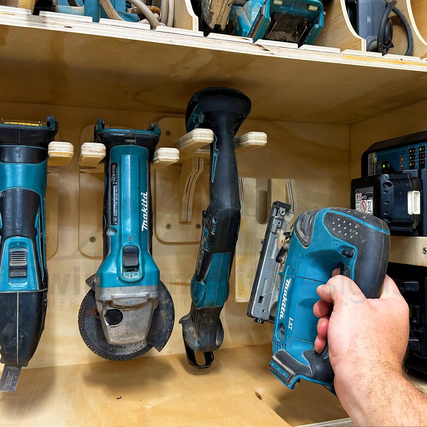 Drill Charging & Storage Station - Easy DIY Build Plans