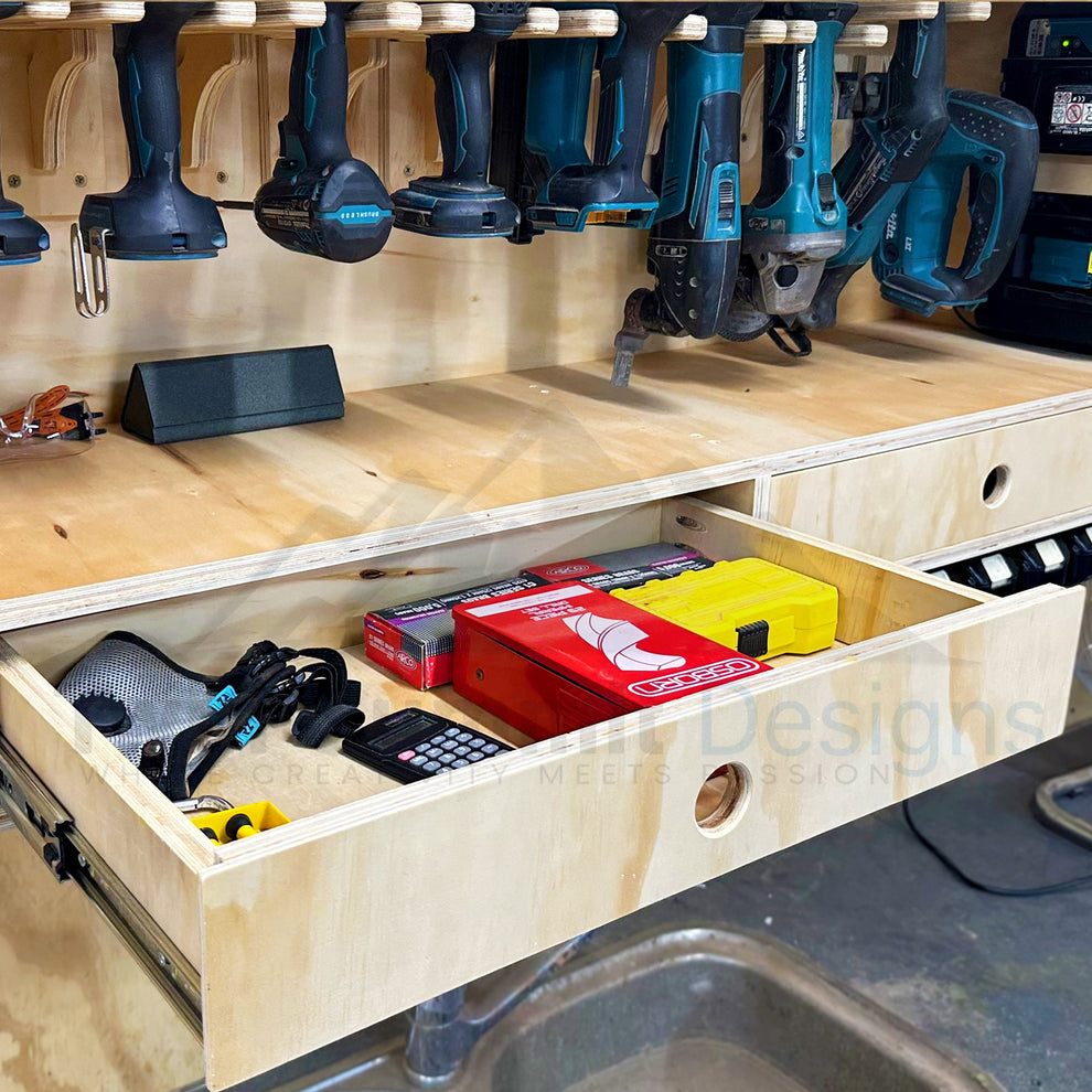 Drill Charging & Storage Station - Easy DIY Build Plans – Twin Summit ...